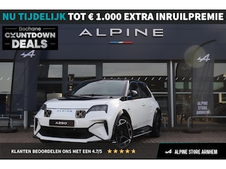 Alpine A290 GTS Premiere Edition 52 kWh | DEMO 02-26 beschikbaar | BETA | DEVIALET Audio | Stoel & Stuurverwarming | Climatronic | Apple Carplay & Android Auto | 220 PK |