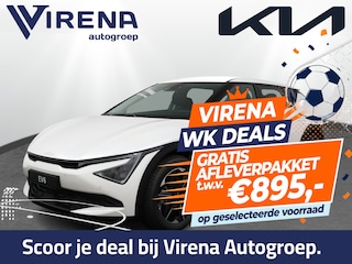 Kia EV6 Light Edition 63 kWh - Navigatie - Adaptive cruise control - Stoel/stuur verwarming - Apple Carplay/Android Auto - Climate Control - Achteruitrij camera - Fabrieksgarantie tot 04-2032