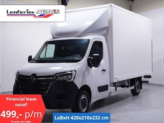 Renault Master 2.3 DCi 165 pk Bakwagen met Laadklep en Zijdeur R Airco, Cruise Control, LxBxH 420x210x232 cm, Nieuw