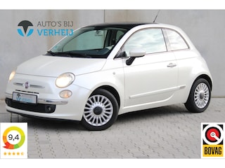 Fiat 500 0.9 TwinAir Lounge / AIRCO / LICHTMETALEN VELGEN / PARELMOER WIT / PDC