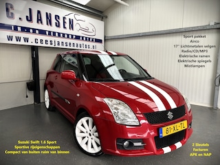 Suzuki Swift 1.6 Sport Leuke auto! | Airco | Lichtmetalen velgen 17" | Radio-CD/MP3 speler