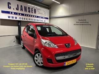 Peugeot 107 1.0-12V XR Leuke auto | AUX aansluiting | Radio CD speler | Traffic informatie