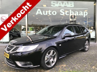 Saab 9-3 Estate 2.8 T V6 Turbo X | Rijklaar incl garantie | Schuifdak Premium leder Bose Donker glas