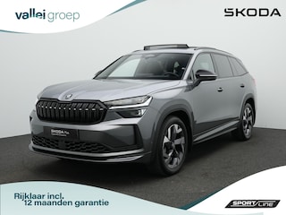 Skoda Kodiaq 1.5 TSI 150 pk DSG MHEV Sportline Business 7p | Panoramadak | Geheugenstoelen | Head-up display | Matrix LED | Rondomzicht camera | Canton | Stuur-/achterbankverwarming