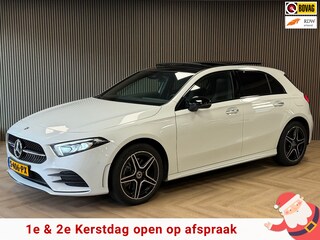 Mercedes-Benz A-klasse 250e AMG Line AUT PANORAMADAK SFEERVERLICHTING KEYLESS-GO NAVIGATIE CAMERA STOELVERWARMING PDC AIRCO CRUISE