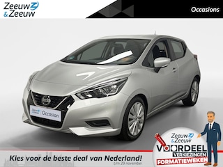 Nissan Micra 1.0 IG-T Acenta AUTOMAAT AIRCO CRUISE CONTROLE APPLE CARPLAY ANDROID AUTO 5 DEURS APPLE CARPLAY ANDROID AUTO ZEER MOOIE AUTO DEALER ONDERHOUDEN
