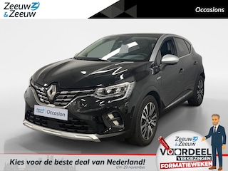Renault Captur 1.6 E-Tech full hybrid 145 iconic AUTOMAAT AIRCO 360CAMERA PARKEERSENSOREN TRAFICJAM ADAPTIEVE CRUISE CONTROLE LEER SCHUIFKANTELDAK APPLE CARPLAY ANDROID AUTO DIKSTE UITVOERING