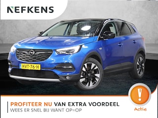Opel Grandland X SUV Ultimate Hybrid 225PK AUTOMAAT | AppleCarPlay/AndroidAuto | Verwarmde/AGR-stoelen | Navigatie | Cruise Control | Keyless Start/Entry | FULL LED | Camera | Two-tone | Isofix | Privacy Glass | 1250KG TREKGEWICHT! |