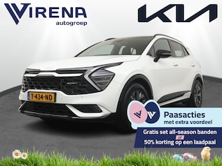 Kia Sportage 1.6 T-GDi Hybrid GT-Line AUTOMAAT - Elektrisch verstelbare voorstoelen - Stoel-/Stuurverwarming - Adaptieve Cruise Control - Schuif-/Kanteldak - Elektrische Achterklep Fabrieksgarantie tot 2030