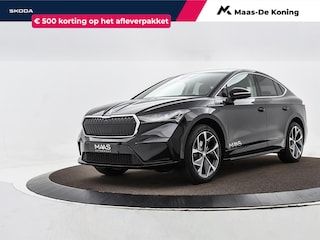 Skoda Enyaq Coupé iV 60 180pk Business Edition Plus · Apple/Android Car Play · Camera · Panoramadak · Dodehoek Detectie · Elek. Bestuudersstoel · Elek. Achterklep · 21'' Inch ·