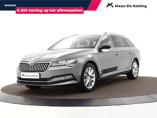 Skoda Superb Combi 1.5 TSI 150pk DSG ACT Business Edition Plus · Camera · Keyless · Apple/Android Car Play · Navigatie · Cruise Control · Elek. bestuurdersstoel · 17'' Inch · Garantie t/m 10-07-2027 of 100.000km