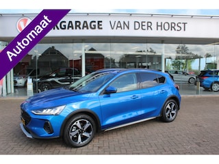Ford Focus 1.0-155pk EcoBoost Mild-Hybrid 'Active' AUTOMAAT ! Trekgewicht 1.500kg ! Slechts 6.450km ! Ruim €. 9.000,- beneden de nieuwprijs ! Volautm. airco dual, navigatie, telefoonvoorb., adaptive cruise control, LED verlichting, metallic lak, camera, front-, lane- en side assist, LM wielen, Isofix etc.
