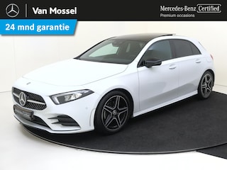 Mercedes-Benz A-klasse 180 Business Solution AMG Panoramadak / Nightpakket / Sfeerverlichting / Parkeercamera / Stoelverwarming /