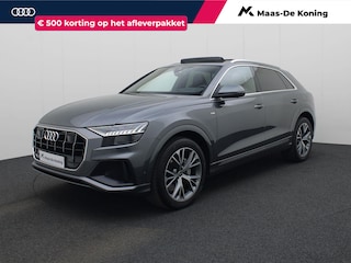 Audi Q8 55 TFSIe 280kW/381PK quattro S Line · Panoramadak · Luchtvering · Trekhaak · Garantie tot november 2025 of 60000km