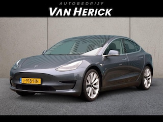 Tesla Model 3 Standard RWD Plus 60 kWh Incl. BTW! | Zwart Leer | LM velgen | Panodak