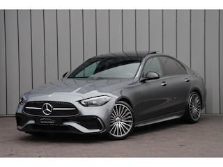 Mercedes-Benz C-klasse 200 AMG Launch Edition | 204PK | Head-up | Keyless-go | Burmester | Sfeerverlichting | Memory | Leder | Pano | Trekhaak | NL-Auto | 2021.