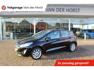 Ford Fiesta 1.0-100pk EcoBoost Titanium 5deurs Mooie en zuinige Ford Fiesta in de luxe Titanium uitvoering. Climate control , Cruise control , Navigatie , Bluetooth