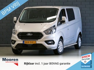 Ford Transit Custom 300 2.0 TDCI L2H1 Limited Dubbele Cabine | TREKHAAK | WINTERPACK | CARPLAY | 6 PERS. | PDC |