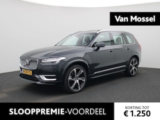 Volvo XC90 2.0 T8 Recharge AWD Inscription Exclusive | Automaat | Luchtvering | Adaptieve Cruise Stop&Go | Navigatie |  Head-up Display | 360° Camera | Panoramadak | Nappa Leder | Massage Stoelen | Stoelventilatie | Keyless Entry | Apple CarPlay | Premium Audio | 4-Zone Climate | Dodehoek Detectie | Kruisend Verkeer Detectie | Uitwijkassistent | LED Koplampen | Parkeersensoren | Elektrische Achterklep | Sfeerverlichting | 22' R-Design Lichtmetalen Velgen | WiFi Voorbereiding |