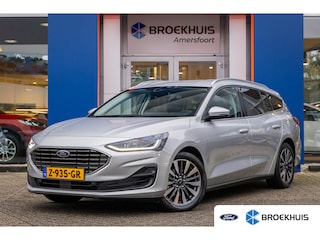 Ford Focus Wagon 1.0 EcoBoost Hybrid Titanium X | Camera | Stoel/stuur/voorruit verwarming | Apple Carplay/Android Auto | Cruise control | Full-Led | NL auto | Achteruitrijcamera | Apple Carplay/Android Auto|telefoonintegratie premium | Cruise control