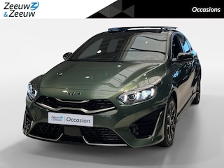 Kia Ceed 1.5 T-GDi GT-Line | Apple Carplay/ Android auto | Stoel + Stuurverwarming | Elektrisch bedienbaar  Schuif/ Kanteldak | Parkeersensoren Voor + Achter | Licht + Regensensor | Dodehoekdetectie | Rijstrooksensor + Correctie | 17"Lichtmetalen Velgen  | Keyless Entry + Keyless Start