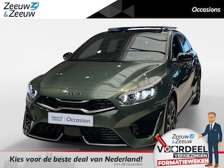 Kia Ceed 1.5 T-GDi GT-Line | Apple Carplay/ Android auto | Stoel + Stuurverwarming | Elektrisch bedienbaar  Schuif/ Kanteldak | Parkeersensoren Voor + Achter | Licht + Regensensor | Dodehoekdetectie | Rijstrooksensor + Correctie | 17"Lichtmetalen Velgen  | Keyless Entry + Keyless Start