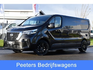 Nissan Primastar 2.0 dCi 150 L2H1 DC Black Edition 5 Jaar Garantie, Camera, Cruise, LED, Stoelverwarming, 2 x Schuifdeur, Clima, Automaat, Keyless, Uniek!