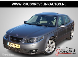 Saab 9-5 2.3 Turbo 260 PK AUTOMAAT Aero Navi Leer Stoelverwarming & Ventilatie Camera Trekhaak Schuifdak Youngtimer
