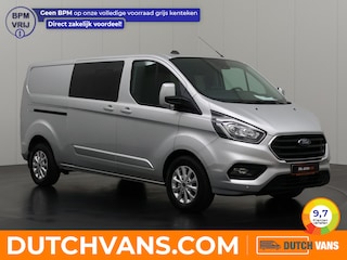 Ford Transit Custom 2.0TDI 130PK Automaat Lang Dubbele Cabine Limited | 2xSchuifdeur | Navigatie | Multimedia | Trekhaak | Airco | Cruise