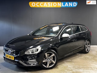 Volvo V60 2.4 D6 AWD Plug-In Hybrid R-Design|SCHUIFDAK|KEYLESS|TREKHAAK|LEDER|MEMORY|DODEHOEK|STOELV|STUURV|NAVI|CAMERA|