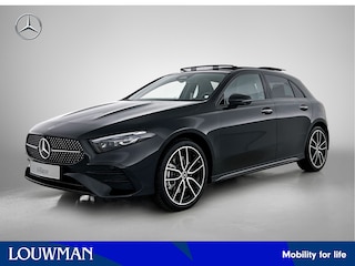 Mercedes-Benz A-klasse 250 e Business Solution AMG | AMG Line Plus pakket | Antidiefstalpakket URBAN GUARD PLUS | Smartphone-integratie | Head-up display | Panoramaschuifdak | Nightpakket | Sierdelen aluminium |