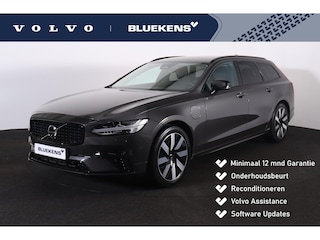 Volvo V90 T6 Recharge AWD Plus Dark - IntelliSafe Assist & Surround - 360º Camera - Harman/Kardon audio - Adaptieve LED koplampen - Verwarmde voorstoelen, stuur & achterbank - Parkeersensoren voor & achter - Elektr. bedienb. voorstoelen met geheugen - Extra getint glas - Elektr. inklapbare trekhaak - 19' LMV
