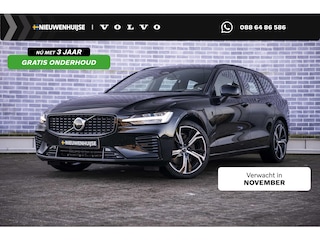 Volvo V60 2.0 T6 Plug-in hybrid AWD Plus Dark | Long range| Panorama dak | Adaptieve cruise control | Elektrisch verstelbare voorstoelen | Stoel/stuur verwarming |