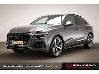Audi Q8 55 TFSI e quattro Pro Line Advanced | MATRIX LED | HOUTAFWERKING | STUURVERWARMING | PANORAMADAK | 360 CAMERA