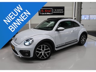 Volkswagen Beetle 1.4 TSI Dune Panoramadak Navigatie Xenon LED App connect White Silver met. Boekjes aanwezig Cruise control 18 inch Stoelverwarming Airco-ecc