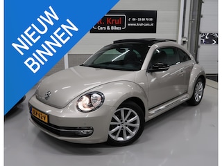 Volkswagen Beetle 1.4 TSI Club BMT Automaat DSG Panoramadak Navigatie Airco-ecc Flippers PDC Cruise Stoelverwarming Extra getint glas 150pk Boekjes Nette staat