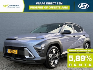 Hyundai Kona 1.6 GDI HEV 141pk DCT Premium | All Season Banden | Navigatie | BOSE | Stoelventilatie | Stoel & Stuurverwarming | Lederen Bekleding