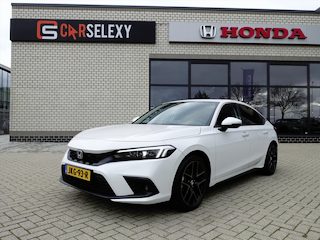Honda Civic 2.0 HYBRID 184PK eCVT Advance Rijklaarprijs in Parelmoer Wit Metallic of Rood Metallic