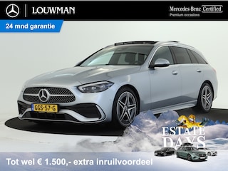 Mercedes-Benz C-klasse Estate 180 Star Edition AMG Line | Panoramadak | Dodehoekdetectie | Apple CarPlay | Inclusief 24 maanden MB Certified garantie voor Europa.