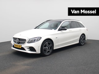 Mercedes-Benz C-klasse Estate 300 e Business Solution AMG | Panoramadak | Lederen Bekleding | 360. Camera | Stoelverwarming | Navigatie |