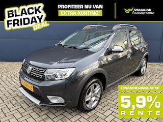 Dacia Sandero Stepway 90pk Bi-Fuel | Navigatie | Parkeercamera | Cruise control | Parkeersensoren | Airco | All-season banden |