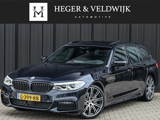 BMW 5-serie Touring 530i HIGH EXECUTIVE EDITION | M-SPORT | NL-AUTO | COMFORT ACCESS | CARBON BLACK | HARMAN/KARDON | PANORAMADAK | AMBIANCE INTERIEUR | HEAD-UP | CAMERA | MEMORY SEATS | ACTIVE CRUISE | LEDER | VIRTUAL COCKPIT