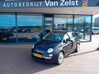 Fiat 500 1.2 Lounge, Airco(automatisch), Multimedia, Bluetooth telefoonverbinding, Panorama dak, Parkeersensoren, Elektrische ramen en spiegels, Lichtmetalen velgen, BOVAG