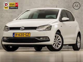 Volkswagen Polo 1.0 Luxury Sportline (SCHERM, CLIMATE, CRUISE, STOELVERWARMING, SPORTSTOELEN, LM VELGEN, PARKEERSENSOREN, GETINT GLAS, NIEUWE APK, NIEUWSTAAT)
