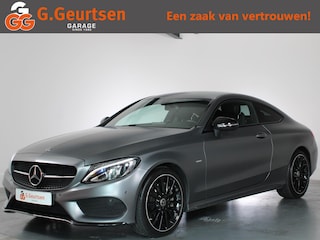Mercedes-Benz C250 C-klasse Coupé AMG-line Night Edition, Burmester, Leder, Goed onderhouden!