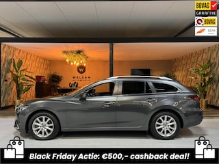Mazda 6 2.0 SkyActiv-G 165 TS+ Garantie Trekhaak Carplay StoelVW Keyless Blindspot Cruise Clima Navi PDC Led Dab Rijklaar