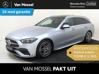 Mercedes-Benz C-klasse Estate 180 AMG Line Panoramadak / Privacy Glass/ Memory Seats / 360 Camera / Stoelverwarming