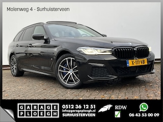 BMW 5-serie Touring 530e xDrive M-sport HUD Laser Memory 4wielsturing Pano Business Edition Plus