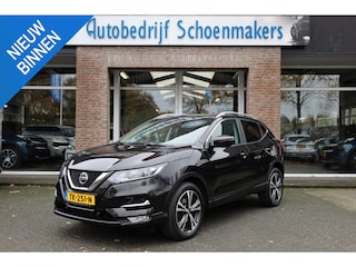 Nissan Qashqai 1.2 N-Connecta PANO TREKHAAK-AFN. 360-CAMERA DAB ALL-SEASONS DEALER-OND. 2xPDC CRUISE NAVI CLIMA 18"LMV ENZ!