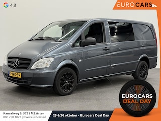 Mercedes-Benz Vito 113 CDI 320 Functional Lang Dubbele Cabine Luxe Airco Navi Cruise Control LM velgen Achterklep APK t/m 09-'26